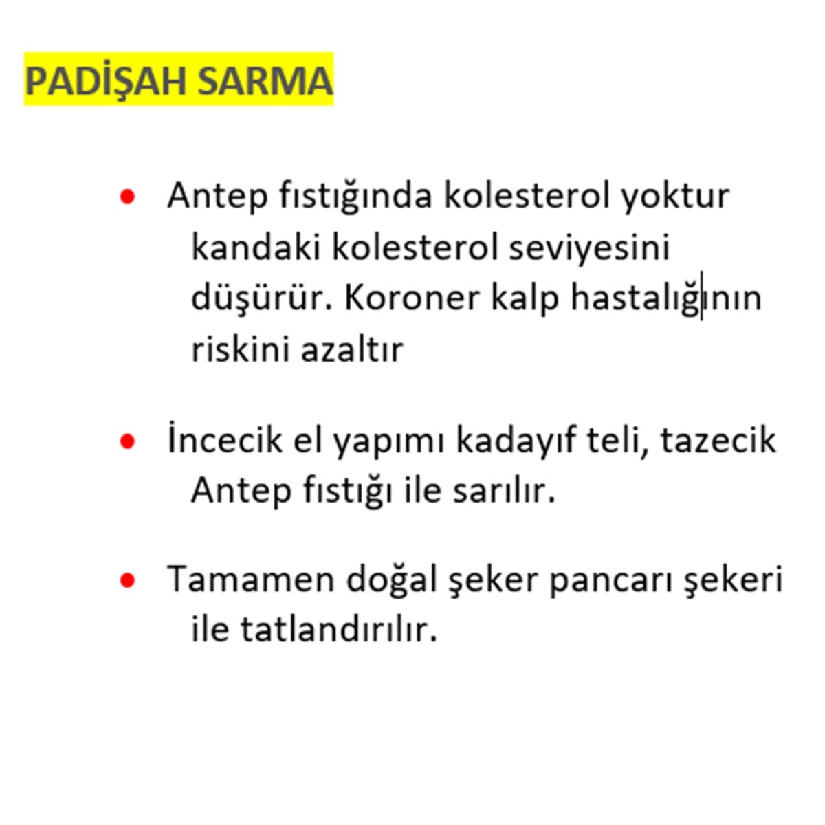 PADİŞAH SARMA 220 GR