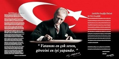 Atatürk Makam Panosu 100x150cm