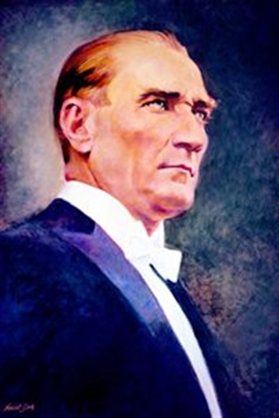 Atatürk Resmi 400x600cm.