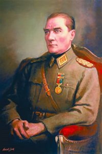Atatürk Resmi 500x750cm.