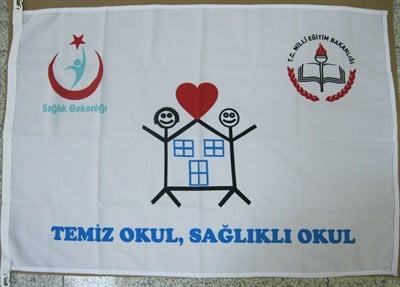 Beyaz Bayrak-Temiz Okul Bayrağı