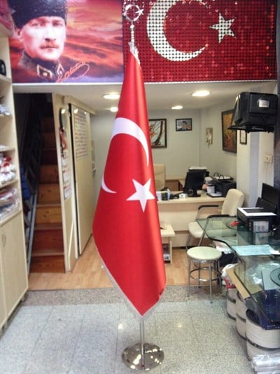Makam Türk Bayrağı Telalı Simli