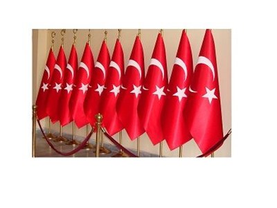 Telalı Simsiz Makam Türk Bayrağı
