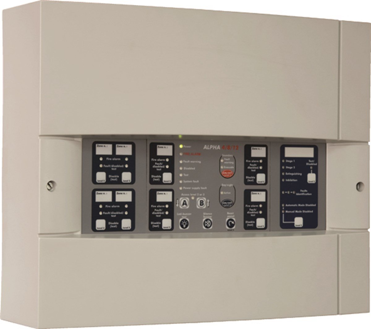 ALPHA4/8/12 KONVANSİYONEL YANGIN ALGILAMA PANELİ