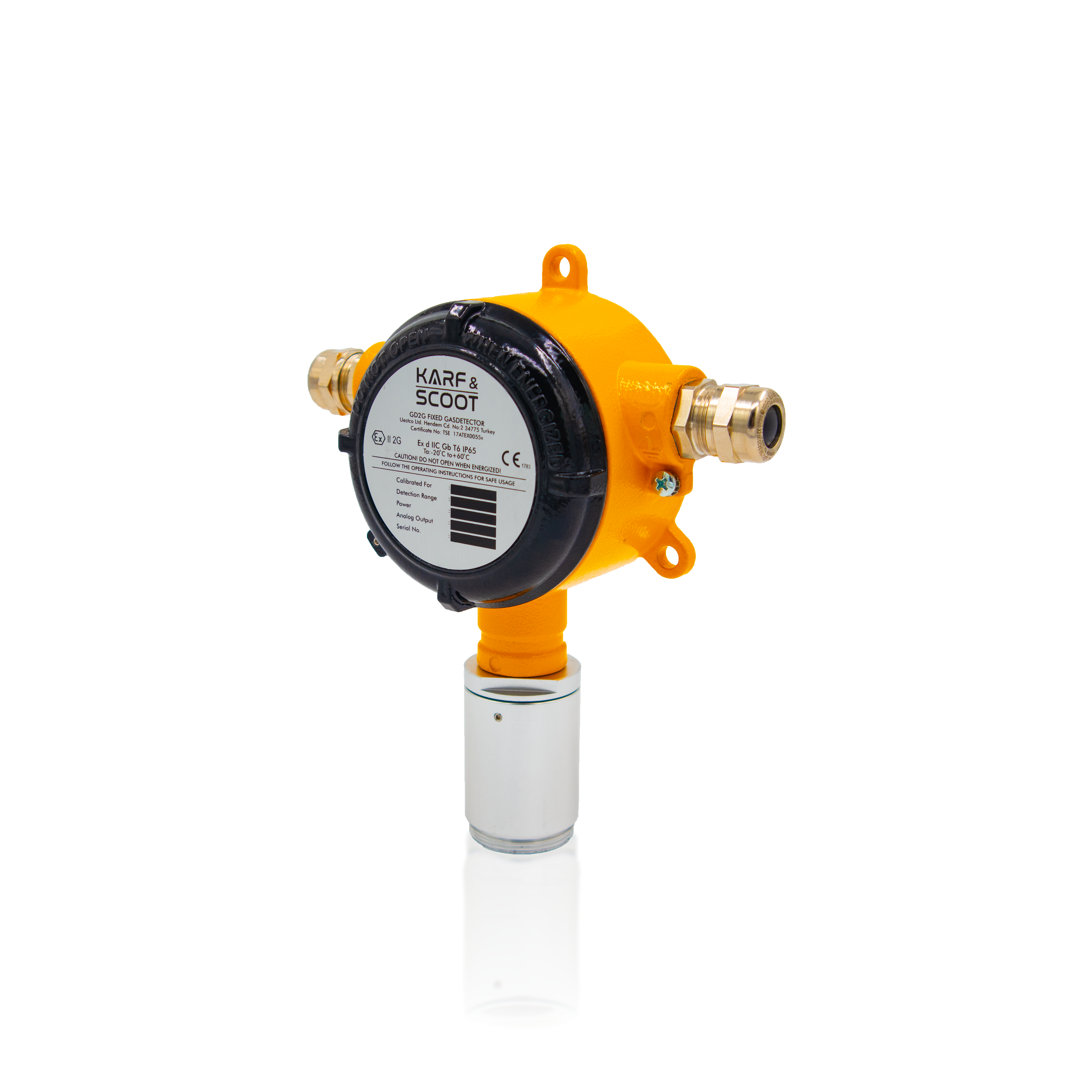 CH4 Methane (Metan) Alüminyum/SS316 4-20mA ATEX ve IECEx Uygunluk IP 65/66 -20 ~ 60°C