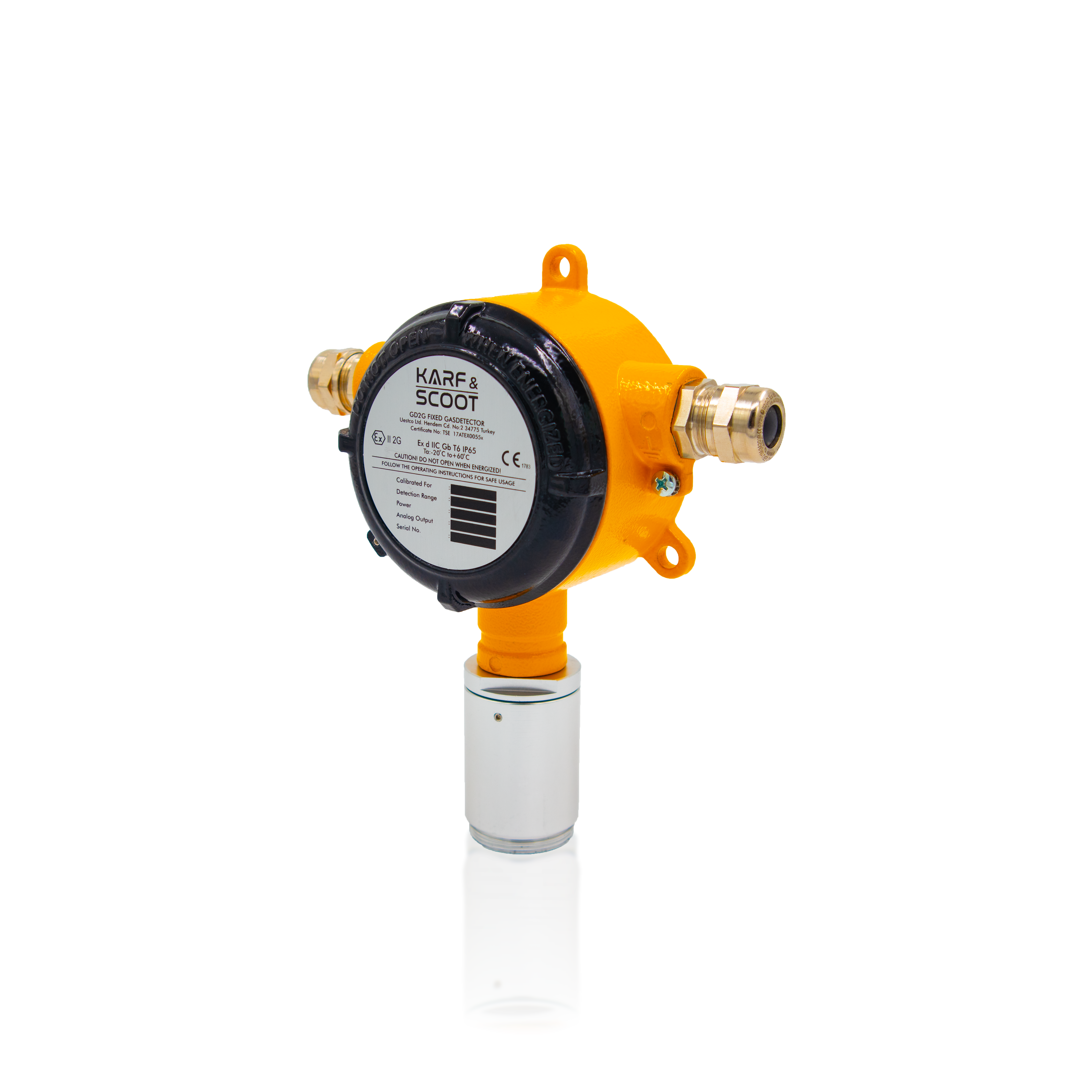CH4 Methane (Metan) Alüminyum/SS316 4-20mA ATEX ve IECEx Uygunluk IP 65/66 -20 ~ 60°C