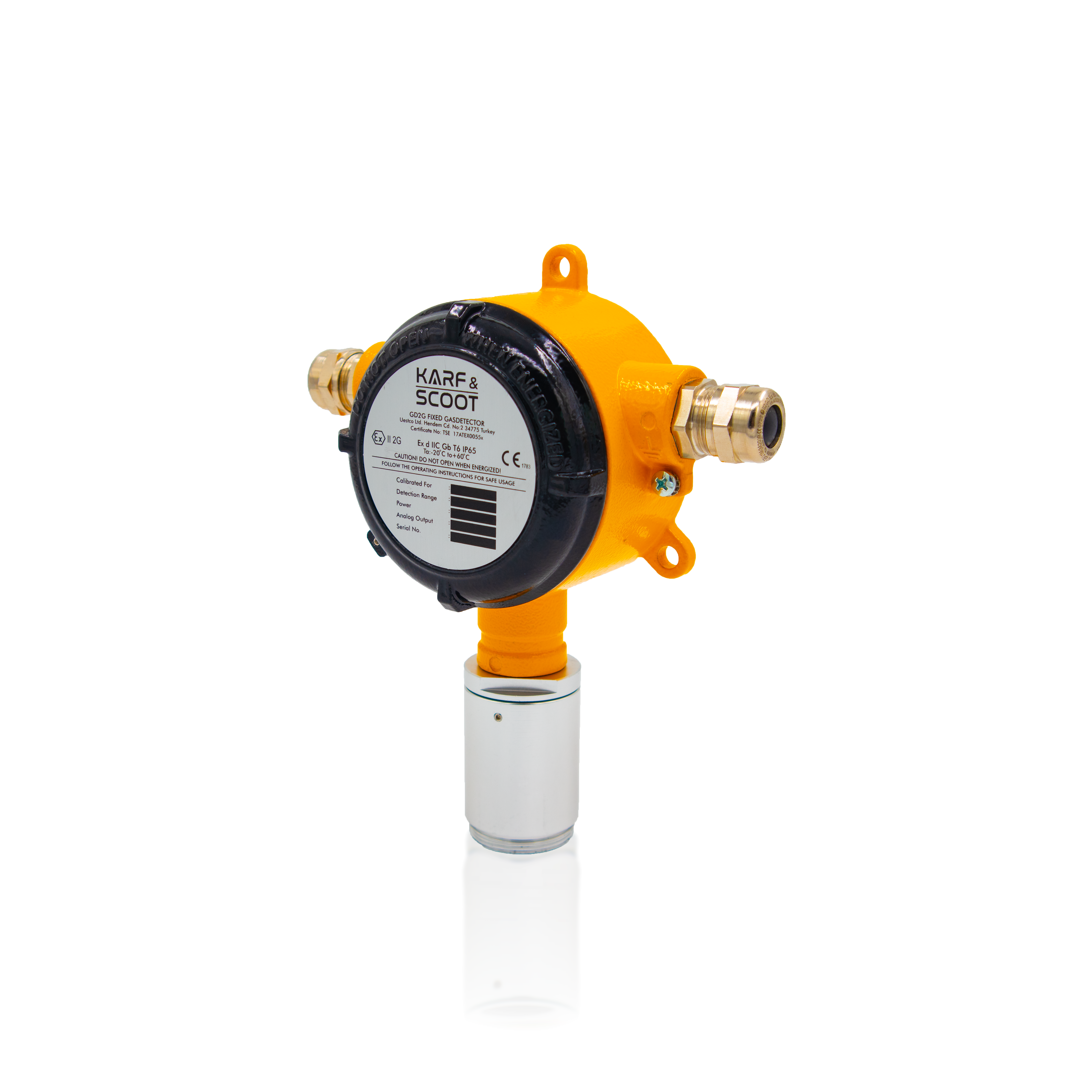 CH4 Methane (Metan) Alüminyum/SS316 4-20mA ATEX ve IECEx Uygunluk IP 65/66 -20 ~ 60°C