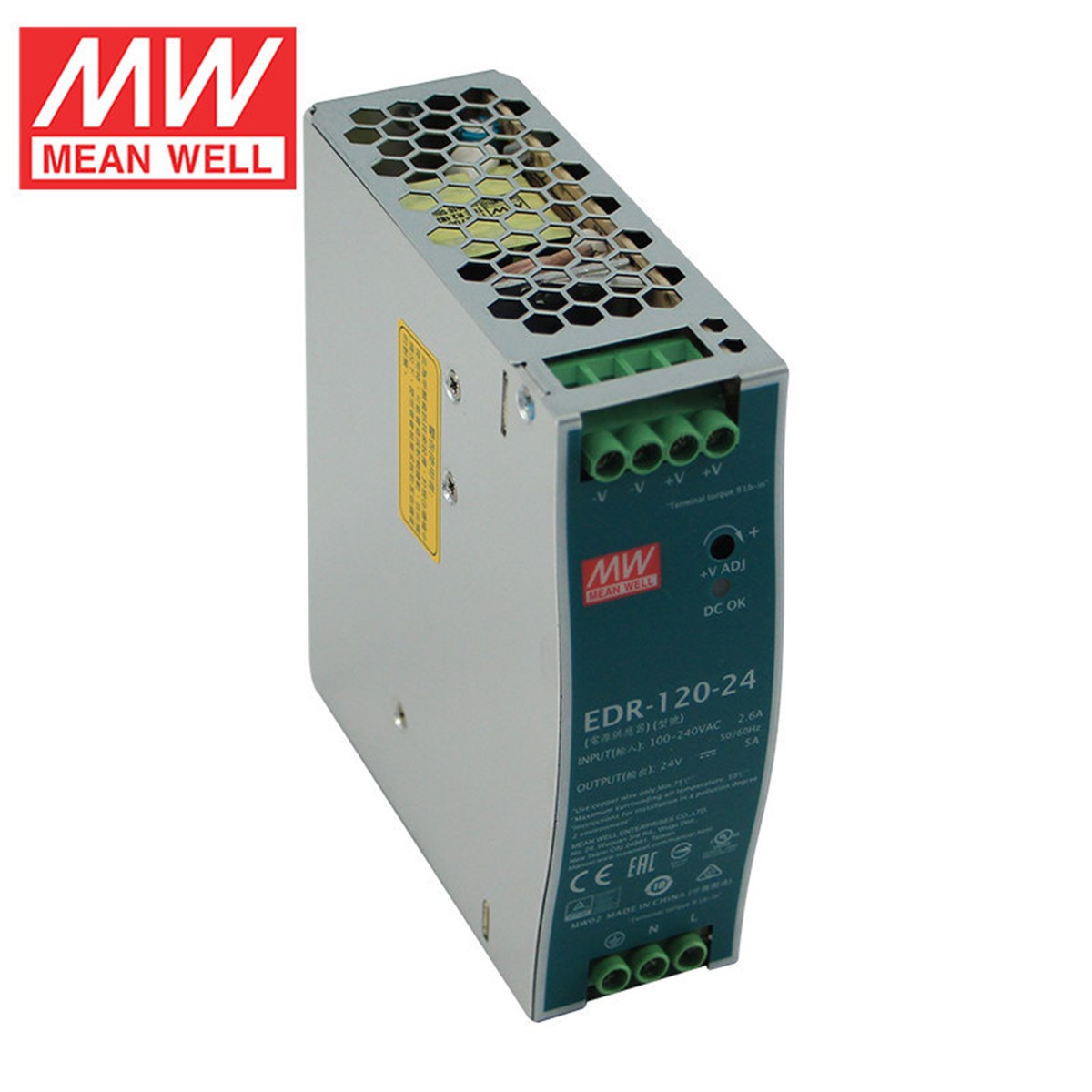 EDR-100-24  100W 24VDC Çıkışlı Güç Kaynağı