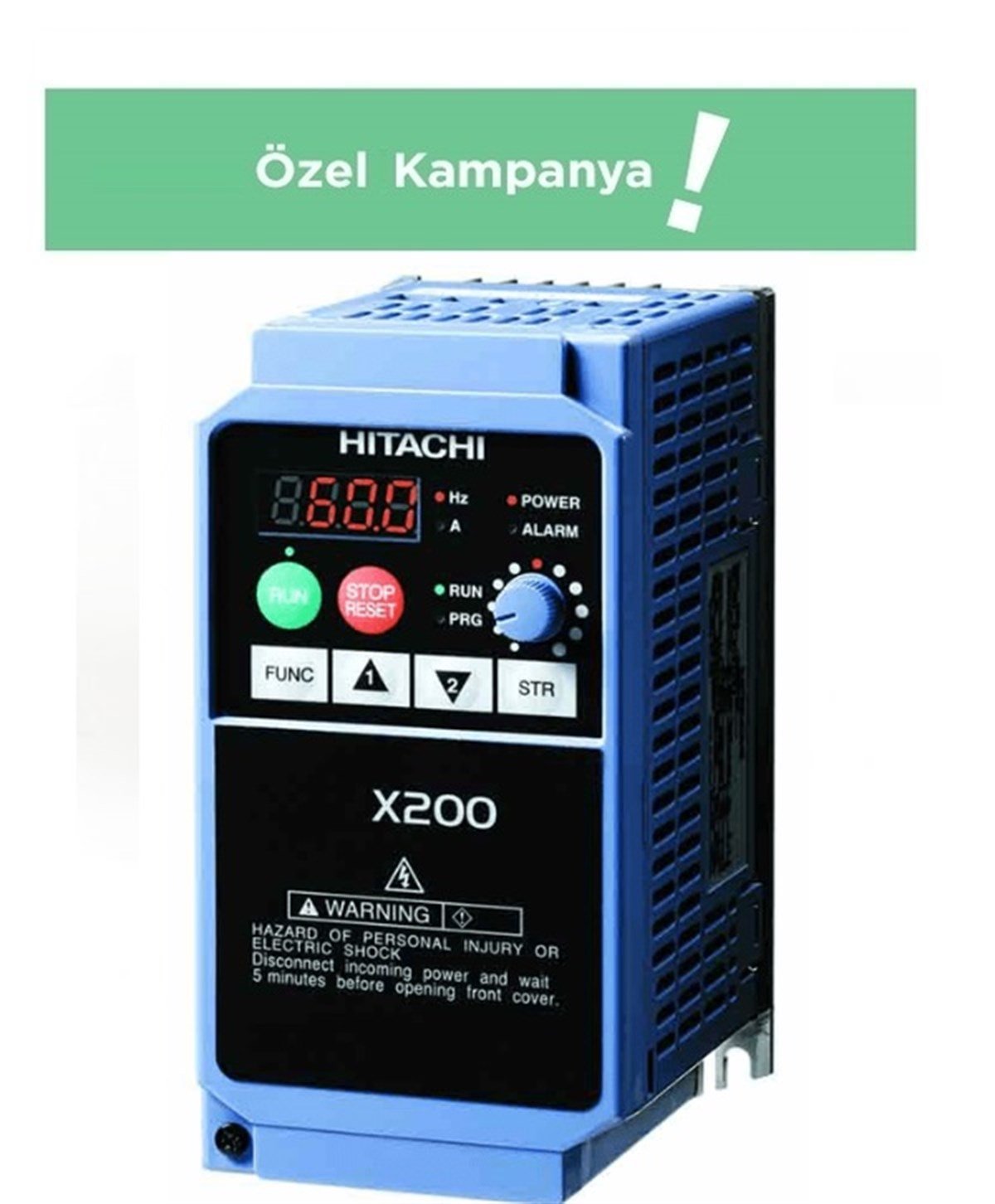X200-022SFEF   220 V - 2,2 kW - 10 A  Sürücü