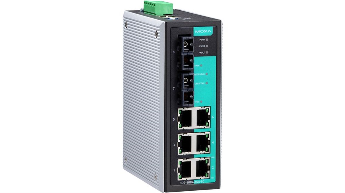 EDS-408A-MM-SC Moxa Yönetilebilir Switch