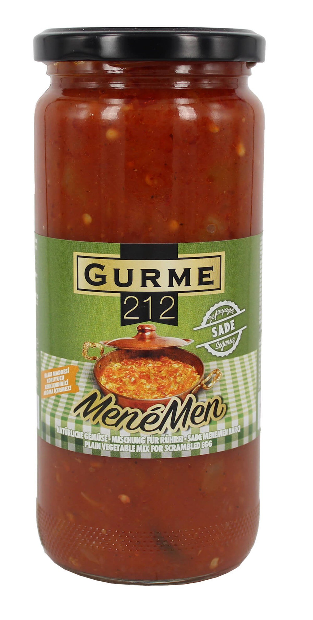 Yöresel ÜrünlerGurme 212 Sade Menemen 500cc
