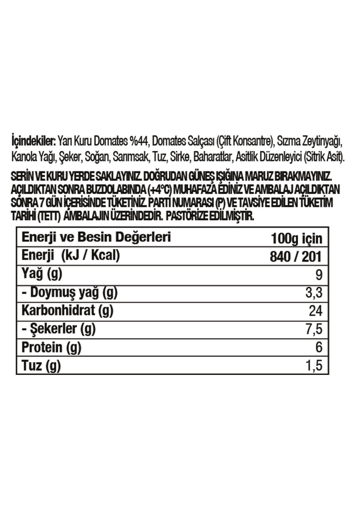 Dip SoslarKahvaltılık Sos 300cc