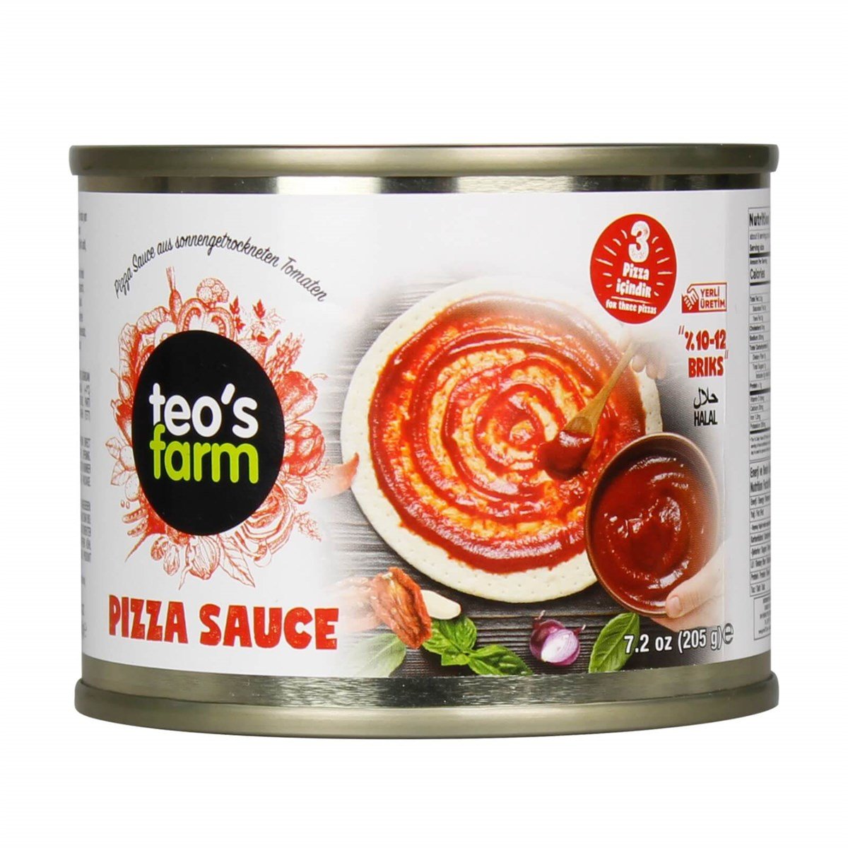 Pizza ToppingsTeo's Farm Pizza Sosu 200gr