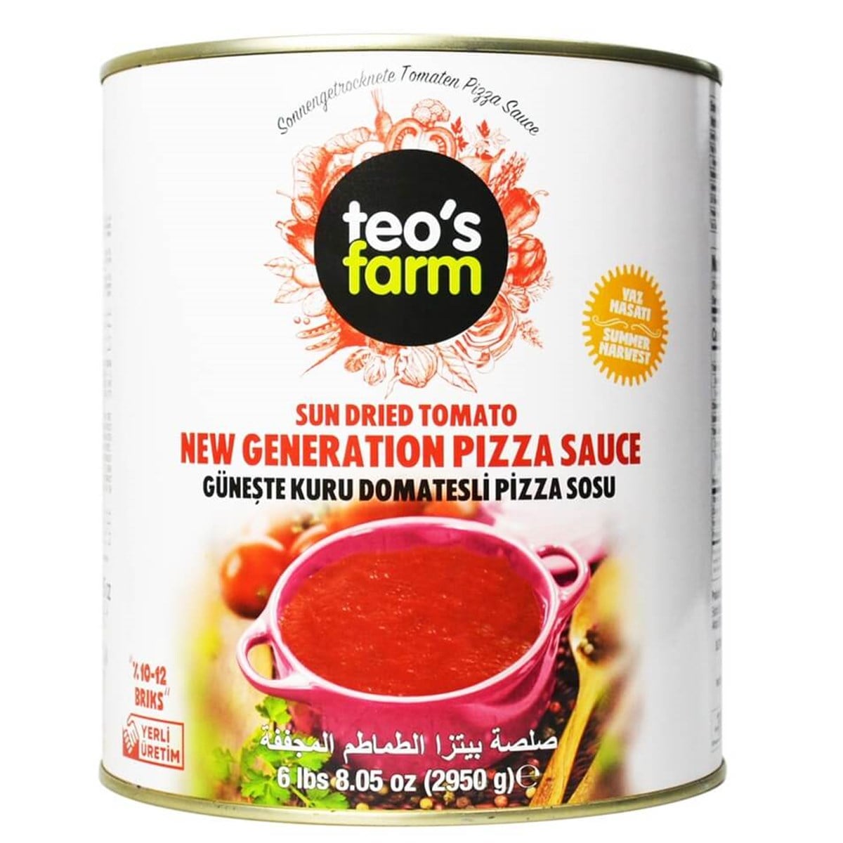 Pizza ToppingsTeo's Farm Pizza Sosu A10