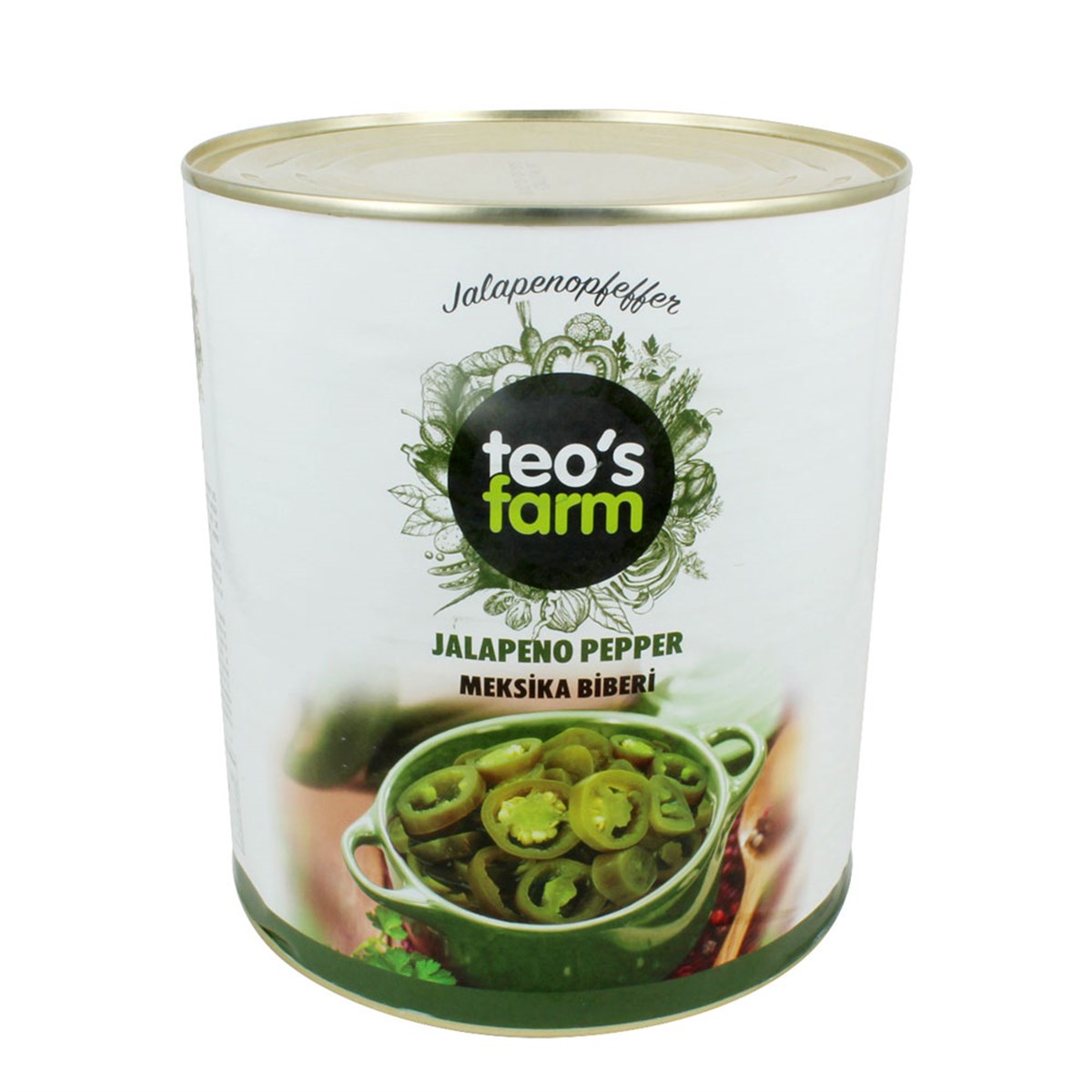 Hazır YemeklerTeo's Farm Yeşil Jalapeno Biber