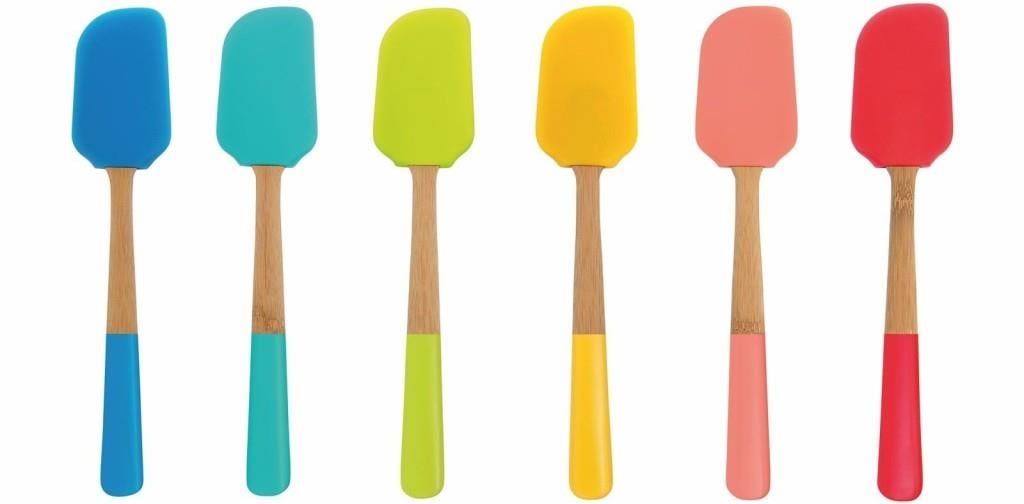 018-01-canlı renkli silikon spatula 25cm (18lı dısplay)