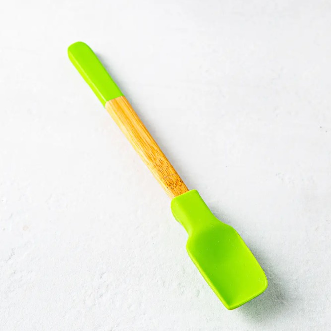 036-01-canlı renkli silikon mini spatula 21cm (36lı dısplay)