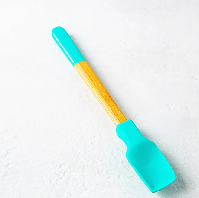 036-01-canlı renkli silikon mini spatula 21cm (36lı dısplay)