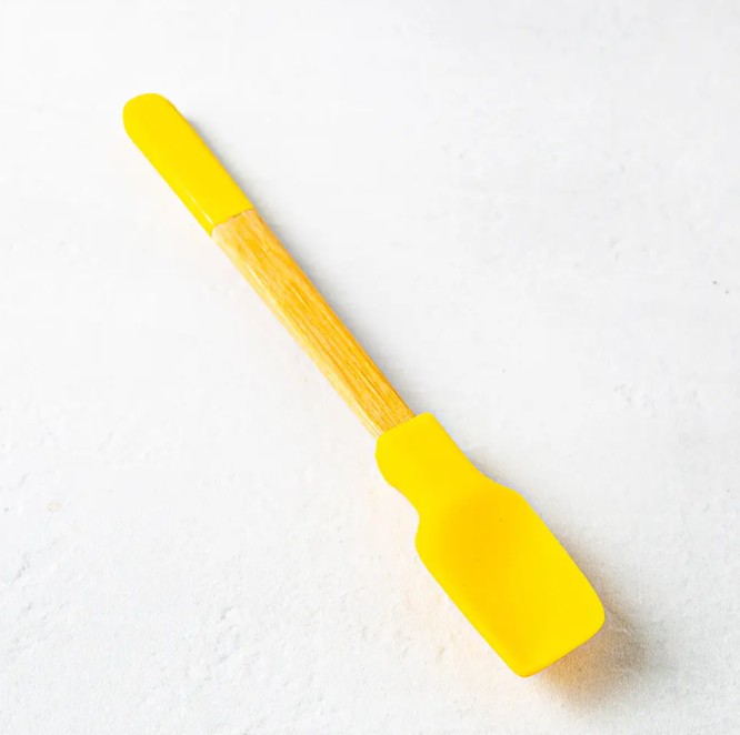 036-01-canlı renkli silikon mini spatula 21cm (36lı dısplay)