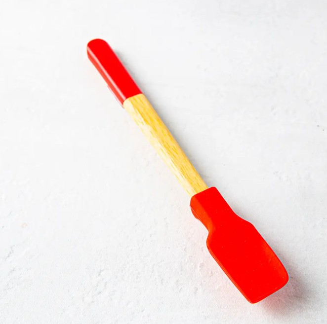 036-01-canlı renkli silikon mini spatula 21cm (36lı dısplay)