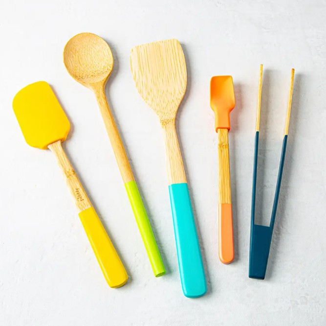 036-01-canlı renkli silikon mini spatula 21cm (36lı dısplay)