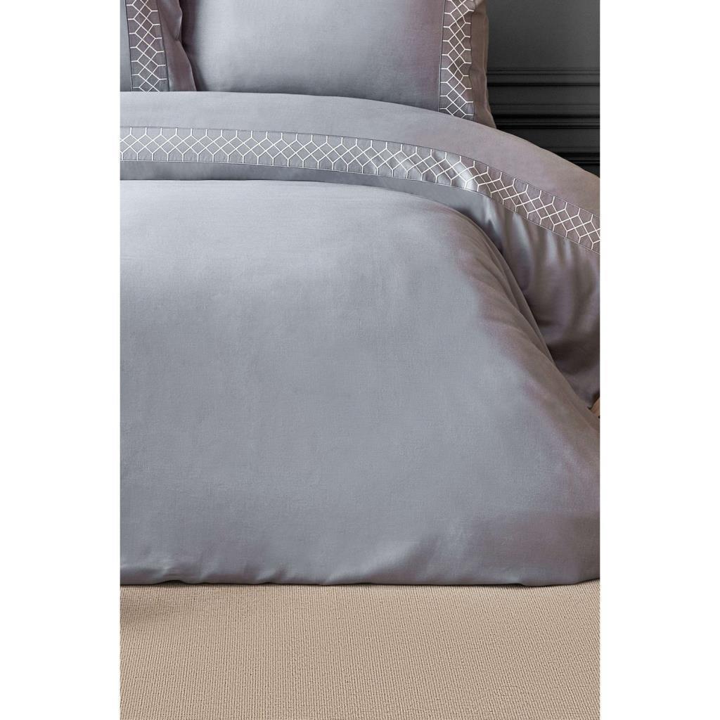 Apricitas Home Hera Çift Kişilik Bambu Nakışlı Nevresim Takımı - Gray
