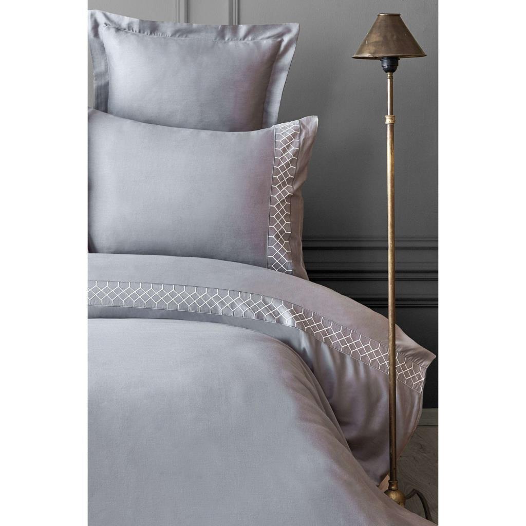 Apricitas Home Hera Çift Kişilik Bambu Nakışlı Nevresim Takımı - Gray