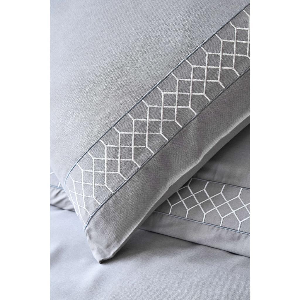 Apricitas Home Hera Çift Kişilik Bambu Nakışlı Nevresim Takımı - Gray