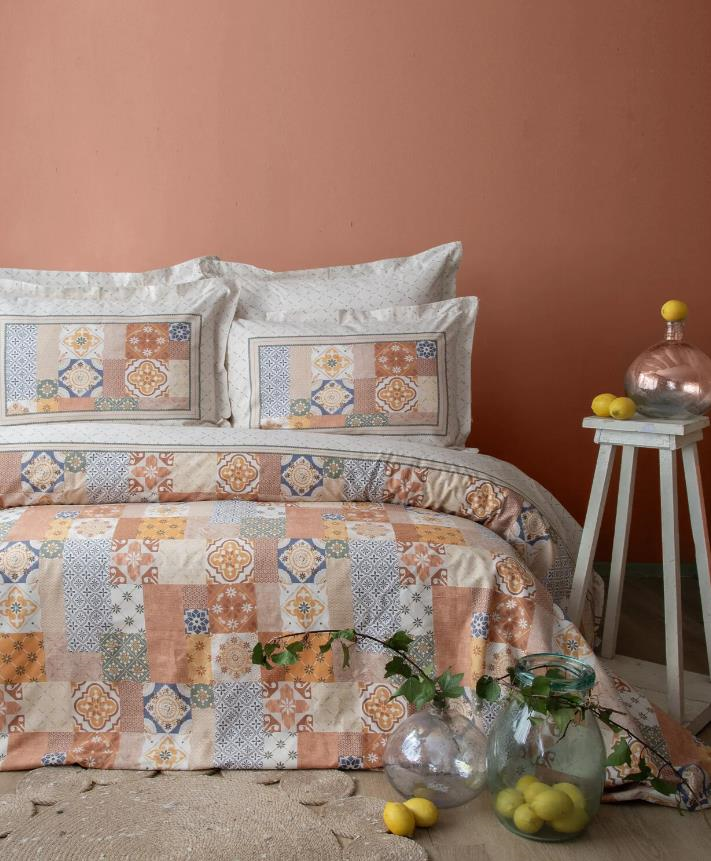 Apricitas Home Maude Çift Kişilik Nevresim Takımı - Terracotta