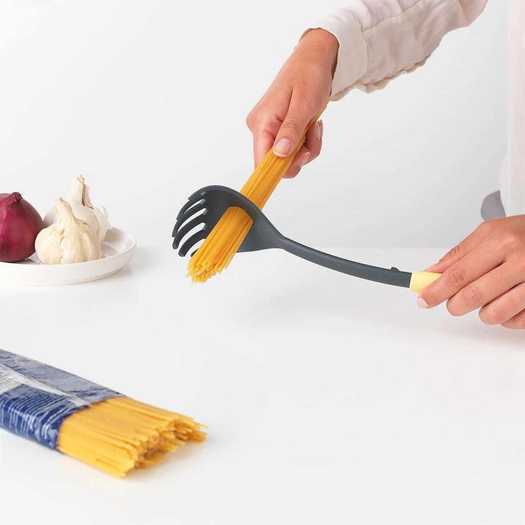 Brabantia Tasty Açık Sarı Spagetti Kepçesi Ve Ölçüsü / SPAGHETTI SPOON PLUS MEASURE TOOL