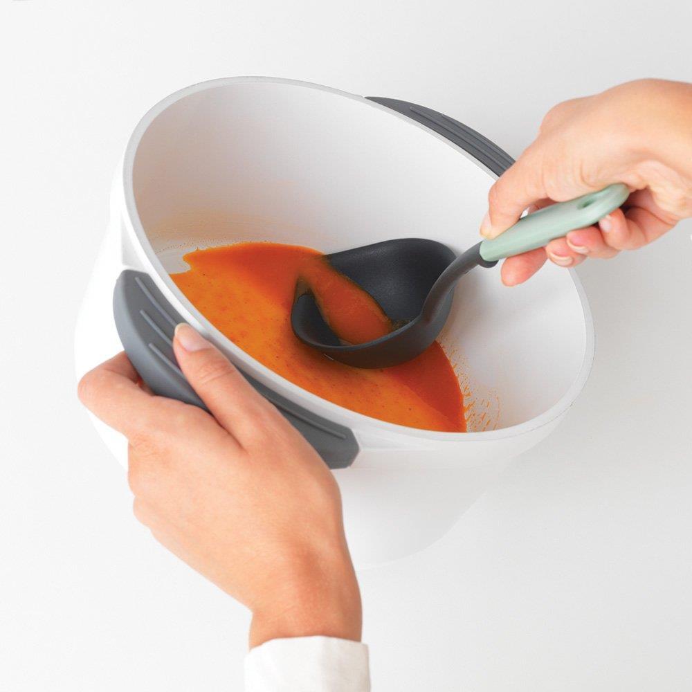 Brabantia Tasty Yeşil Çorba Kepçesi Ve Sıyırıcı / Soup Ladle Plus Scraper Tool