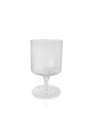 Çizgili Cam Kadeh 250 ml