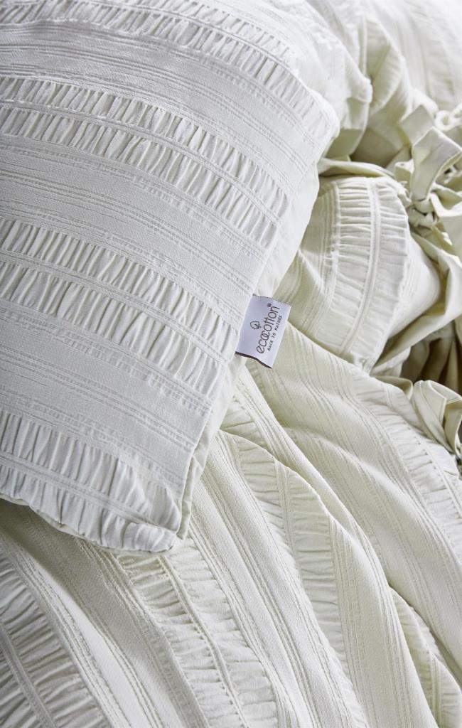 Ecocotton Miha Çift Kişilik Nevresim Takımı %100 Organik Pamuk Likralı Mint 200x220 Cm