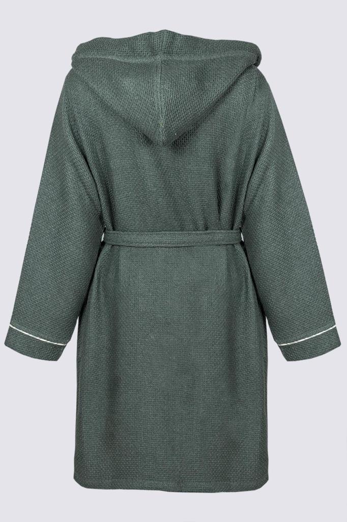 Ecocotton Naia Kadın Bornoz Yeşil - S