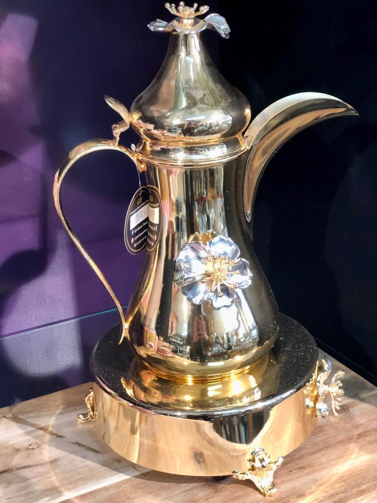 Gürdamar Home Lotus Gold Isıtıcılı Demlik