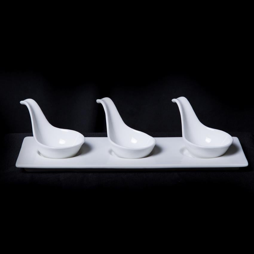 Lucky Art Peace New Bone 3'lü Sos Kaşığı Seti