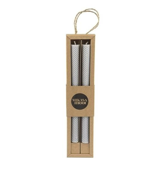 Mikasa Moor Balık sırtı açık gri mat 25cm 2li mum