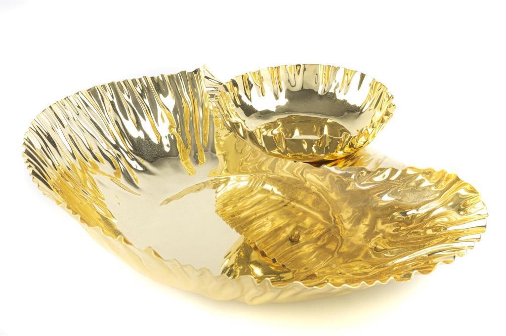 Mikasa Moor Gold Sosluklu Kase 35x28x10cm