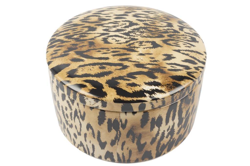 Mikasa Moor Leopar Kapaklı Porselen Kutu 19x12cm