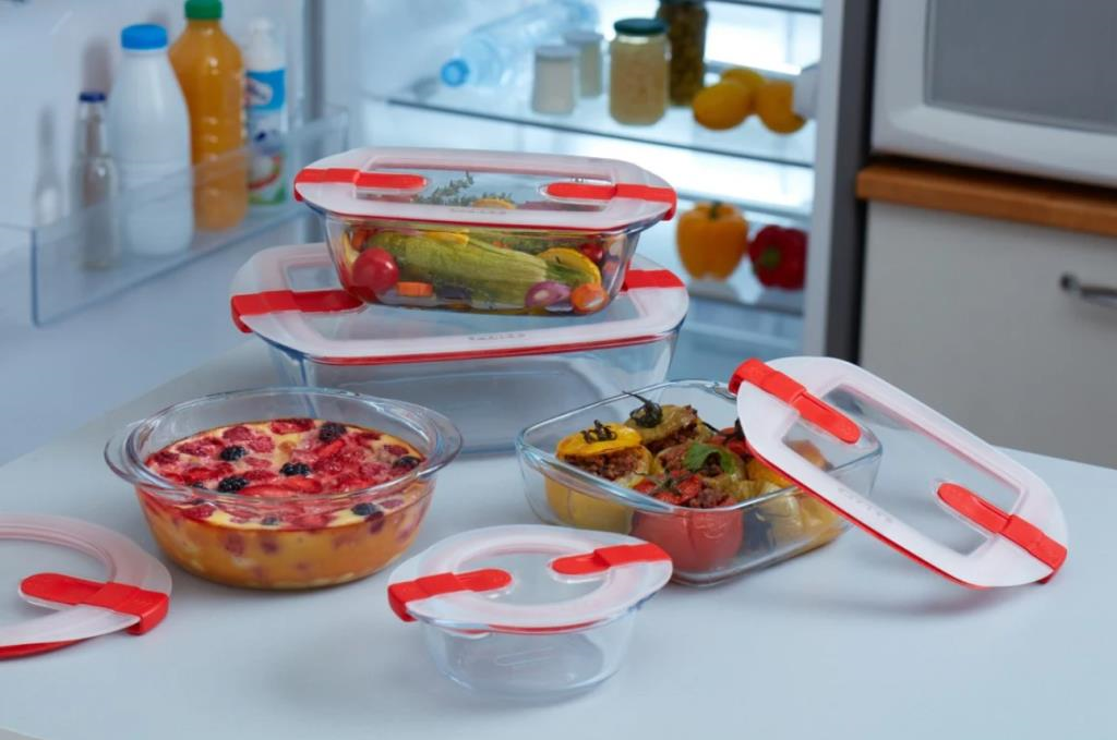 Pyrex 207PH00/7145 Yuvarlak Saklama Kabı Mikrodalga 1,1L