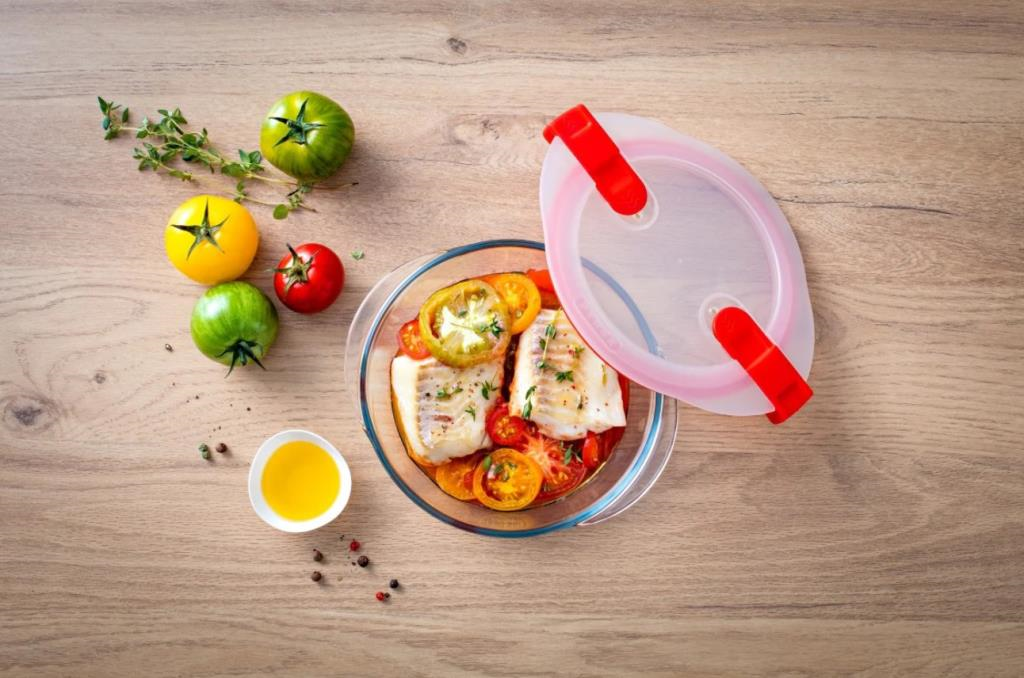 Pyrex 207PH00/7145 Yuvarlak Saklama Kabı Mikrodalga 1,1L