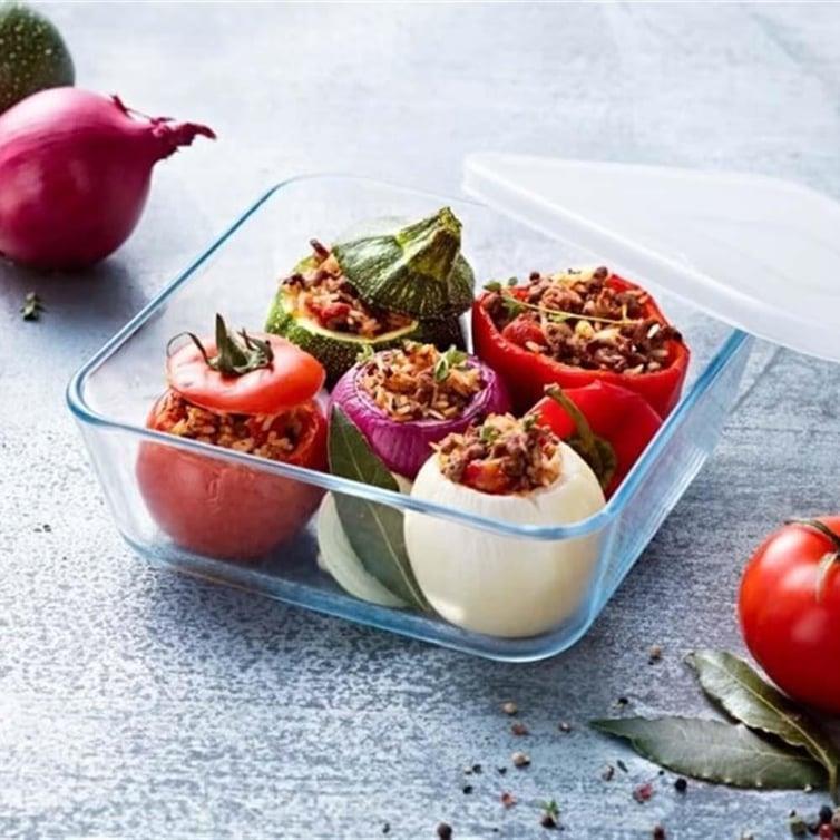 Pyrex 216PH00/7144 Dikdörtgen Saklama Kabı Mikrodalga 2,5L