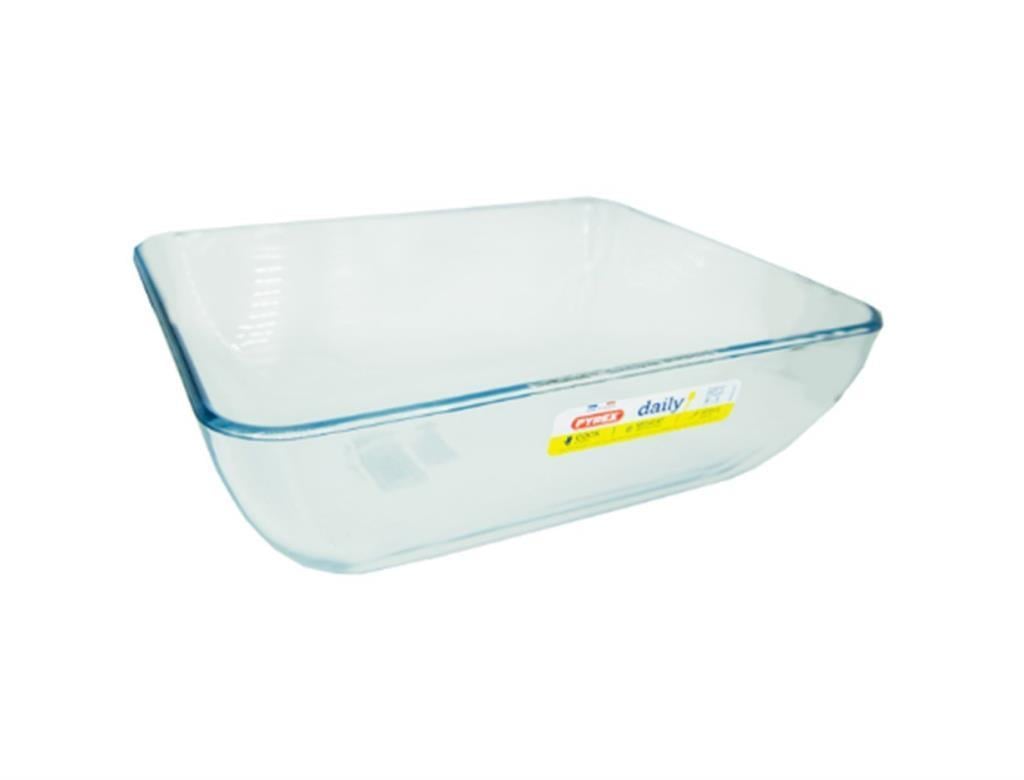 Pyrex 343B000/3048 Dikdörtgen Fırın Kabı 2,3L (25x20x8 cm)