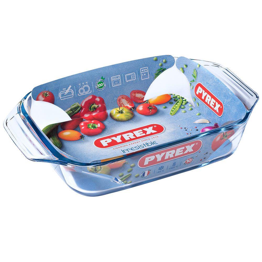 Pyrex 407B000/7046 Dikdörtgen Fırın Kabı 2,1L (31x20x6,5 cm)