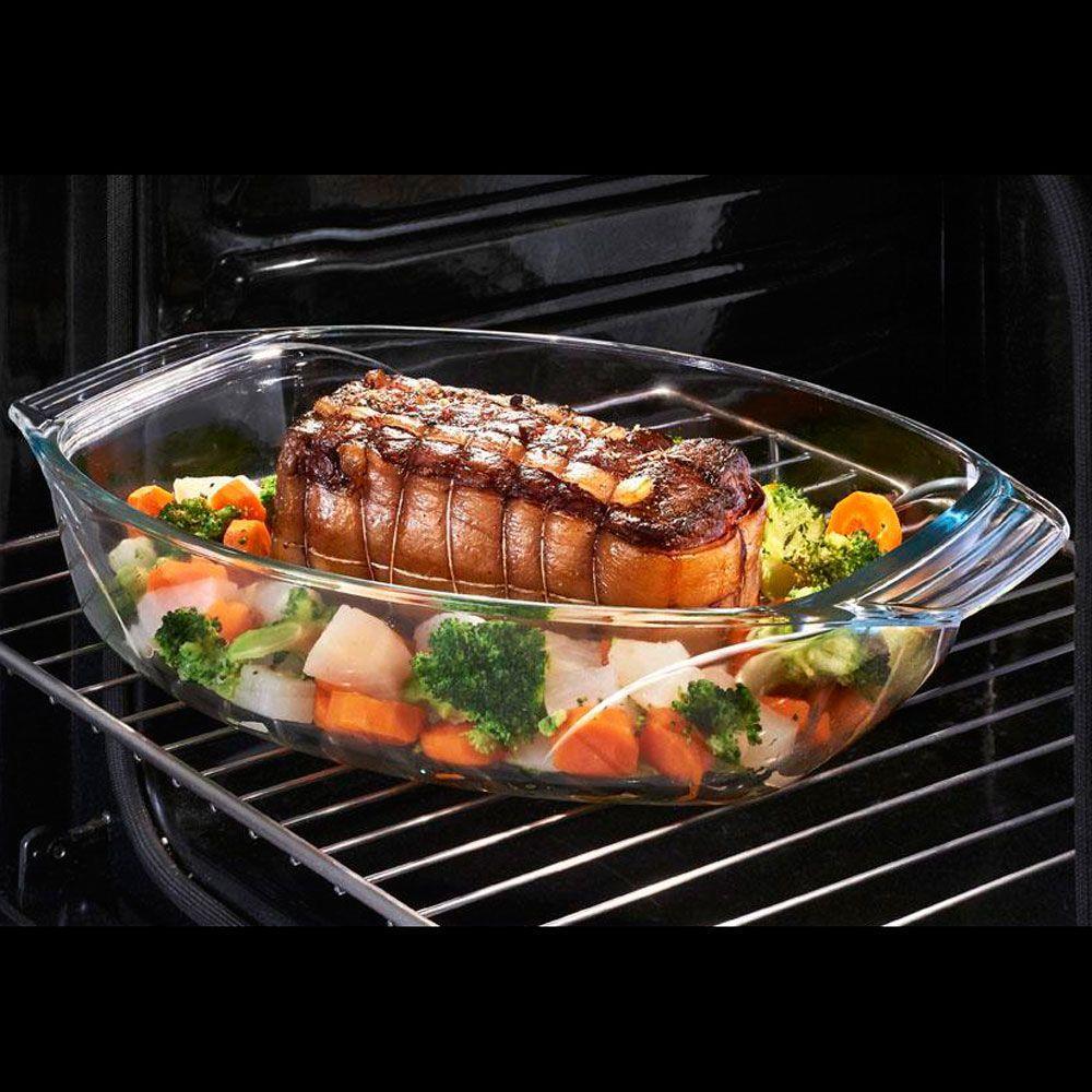 Pyrex 412B000/7044 Oval Fırın Kabı 4L (39x27x7 cm)