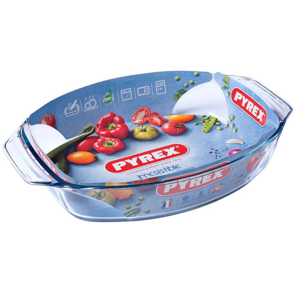Pyrex 412B000/7044 Oval Fırın Kabı 4L (39x27x7 cm)