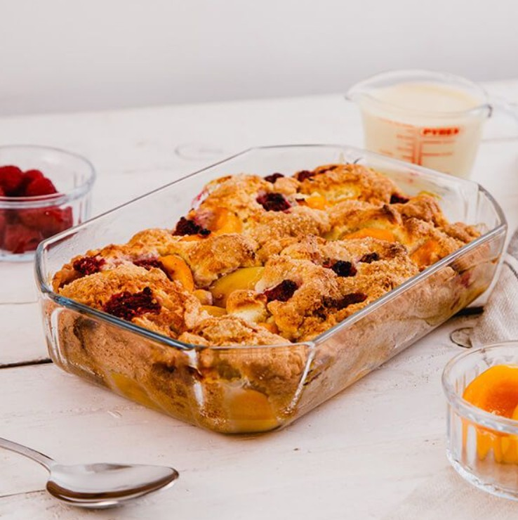 Pyrex Dikdörtgen Fırın Kabı 3,2 L (33x22x7 cm)