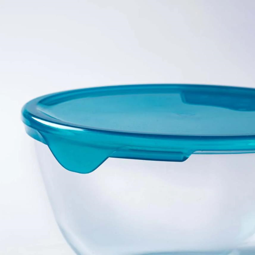 Pyrex Kapaklı Yuvarlak Kase 0,5 L (14x14x8 cm)