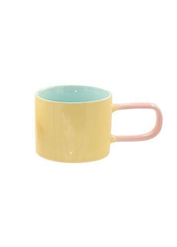 Rainbow Porselen Kupa Sarı 270 ml