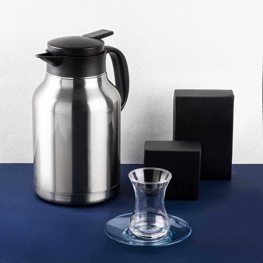 Tantitoni 016-01-OKADI PASLANMAZ ÇELİK ÇAY TERMOSU 1.8LT